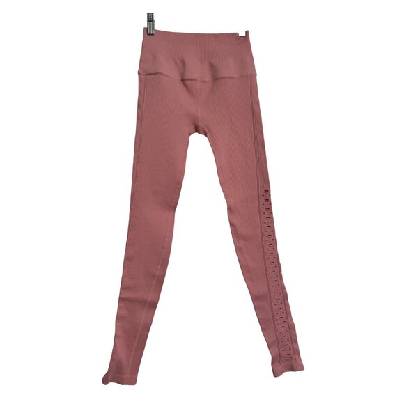 Spiritual Gangster Self Love Leggings Size XS  Pink High Waist Cut Out Design Le - Picture 9 of 10